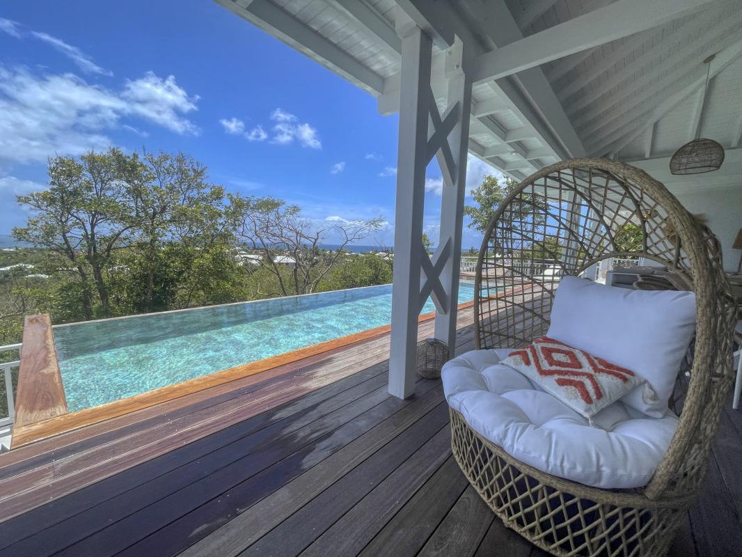 3.Location villa piscine vue mer Saint François Guadeloupe_Vue mer